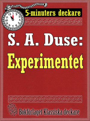 cover image of Experimentet. Berättelse
